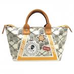 [ прекрасный товар ] Mark and rona Cart сумка белый × orange серия Skull несколько нашивка внутри карман Golf MARK&LONA