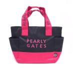 [ прекрасный товар ] Pearly Gates Cart сумка темный темно-синий × розовый bai цвет Nico Chan Smile внутри вне боковой карман Golf PEARLY GATES
