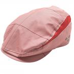 【美品】プーマ ハンチング帽 白×レッド 総柄 裏地メッシュ M(55cm-57cm)   ゴルフウェア PUMA