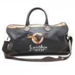  Castelbajac 2WAY сумка "Boston bag" чёрный × Brown часть Leopard леопардовая расцветка внутри карман есть Golf CASTELBAJAC