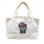 [ прекрасный товар ] wing Dan si-× maru bon Cart сумка белый × розовый MALBON Logo .... Golf WIND AND SEA