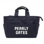 [ прекрасный товар ] Pearly Gates Cart сумка темный темно-синий × белый Logo принт внутри вне карман Golf PEARLY GATES