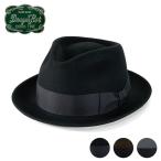 ショッピングハット DRAGON HAT ドラゴンハット 日本製 ウールフェルト ティアドロップ ミドルブリム 5.5cm 中折れハット メンズ 秋冬　M-16235121