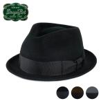 ショッピングハット DRAGON HAT ドラゴンハット 日本製 ウールフェルト ティアドロップ ショートブリム 短いつば 中折れハット メンズ 秋冬 M-16235101