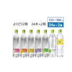 ショッピング塩 2 ケース 即納 い・ろ・は・す 各種  ( 515〜540ml PET × 24本入 ) よりどり ２箱 （ ４８本 ） いろはす ハスカップ もも みかん Sれもん 塩と 北海道限定