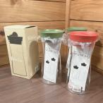 [ не использовался * хранение товар ]HARIO/ HARIO жаростойкий стеклянный кувшин для воды pot WJ-7-OG WJ-7-R красный оливковый 700ml 3 позиций комплект 