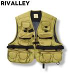  Rivalley RIVALLEY рыболовный жилет мульти- карман Zip выше подкладка сетка L свет хаки a- скалярный уличный рыбалка мужской 