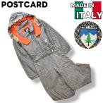  Италия производства открытка POSTCARDf-teto мех лыжи One-piece все в одном комбинезон 38 winter спорт одежда женский!
