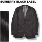  Burberry Black Label BURBERRY BLACK LABEL 2B одиночный tailored jacket общий подкладка L в тонкую полоску xnoba проверка черный мужской 