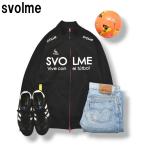 sborumesvolme Logo принт спортивная куртка джерси Zip выше джемпер L черный футбол футбол спорт одежда мужской 
