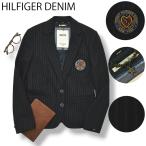  Hilfiger Denim tailored jacket S полоса рисунок!