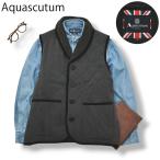  Aquascutum с хлопком стеганое полотно лучший обратная сторона ворсистый M серый 