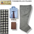  Tomorrowland piru Гримм TOMORROWLAND PILGRIM Италия производства ткань CARLO BARBERA тысяч птица .. рисунок шерсть фланель слаксы брюки 50 мужской 