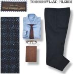 Tomorrowland piru Гримм TOMORROWLAND PILGRIM Италия производства ткань kano Nico VITALE BARBERIS CANONICO SUPER 120S слаксы осень-зима 50 мужской 
