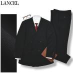  Lancel LANCEL двойной 4B черный костюм выставить верх и низ tailored jacket слаксы брюки semi формальный через год праздничные обряды AB5 мужской 