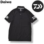  Daiwa Daiwa короткий рукав рыбалка сетка рубашка-поло Logo принт XL черный Town Youth отдых casual одежда рыбалка море .. мужской 
