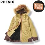  Phoenix PHENIX сноуборд жакет с хлопком капот мех енота M winter спорт одежда сноуборд лыжи женский!