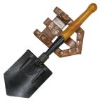  Roo любитель армия сброшенный товар складной лопата складывающийся пополам кожа производства держатель имеется [ хороший ] складной совок 