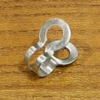ボールチェーン用カップリング 留め具 ステンレス製 [ 3.2mm ] ボールチェイン 留め金 シルバー 銀色 クラフトパーツ