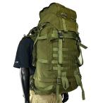  Австрия армия сброшенный товар рюкзак Alpine Saracen 60L рама нет [ повреждение есть / зеленый ]