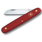 VICTORINOX 折りたたみナイフ フローリスト ストレート [ レッド ] 39051 アーミーナイフ |