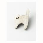 Yahoo! Yahoo!ショッピング(ヤフー ショッピング)ブローチ おしゃれ ねこ ネコ 猫 CAT 白 黒水牛 BONE 彫刻 素朴 ナチュラル