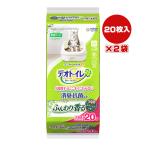[ распродажа по специальной цене средний!!]teo туалет дезодорация * антибактериальный сиденье мягкий ..botanikaru. аромат 20 листов ×2 пакет Uni очарование Va домашнее животное товары кошка кошка 