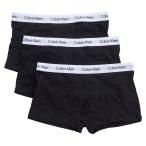 Calvin Klein カルバンクライン 3 LOWRISE TRUNKS U2664 001 メンズ ボクサーパンツ 下着 3枚セット ブラック 黒 cal0002