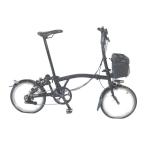 【中古】 良好 Brompton ブロンプトン M6L BLACK EDITION BLK Black Edition 折り畳み 自転車  F3449735