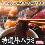 お試し 特選 牛ハラミ (トップチョイスランク)　200g　焼肉　バーベキュー　はらみ　肉　焼肉用の肉　BBQホルモン　