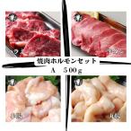 ホルモン もつ鍋 BBQ 焼肉 焼き肉 セット 小腸 丸腸 ハラミ 牛タン 計500g 【焼肉A】