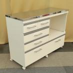  б/у кухня место хранения кухонный прилавок шкаф с роликами . нержавеющая сталь настольный обычная цена 6.5 десять тысяч 