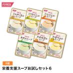 ショッピングスープ 栄養支援スープお試しセット６ 介護食 セット ホリカフーズ おいしい 流動食 高齢者 栄養補給 介護 咀嚼 嚥下困難食 汁物 汁 スープ とろみ やわらか食 高齢者