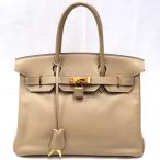 【美品】HERMES/エルメス バーキン30 ヴォースイフト タバックキャメル □L刻印 ハンドバッグ 600120311