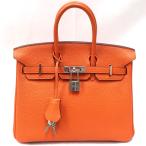 【美品】HERMES/エルメス バーキン25 トゴ オレンジ □K刻印 ハンドバッグ 700020151