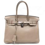 【美品】HERMES／エルメス　バーキン30　トリヨンクレマンス　トゥルティエールグレー　□M刻印　ハンドバッグ　700030031
