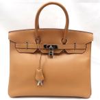 【美品】HERMES/エルメス バーキン35 クシュベル ナチュラル □D刻印 ハンドバッグ 700030075