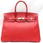 【美品】HERMES／エルメス　バーキン35　ヴォーエプソン　ヴァーミリオン　□H刻印　ハンドバッグ　700030121