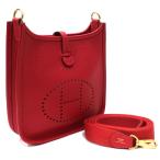 【美品】HERMES/エルメス エブリンTPM トリヨンクレマンス ルージュカザック D刻印 ショルダーバッグ 700060014