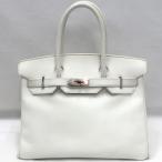 HERMES／エルメス　バーキン30　ヴォーグレネ　ホワイト　□C刻印　ハンドバッグ　700070140