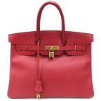 【美品】HERMES／エルメス　バーキン35　クシュベル　 ルージュヴィフ　〇Z刻印　ハンドバッグ　700070187