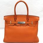 【美品】HERMES／エルメス　バーキン30　トゴ　オレンジ　□J刻印　ハンドバッグ　700110003