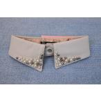 ジェニィ　JENNI　パール付きレザーつけ衿