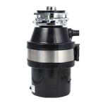 DORLIONA 370W 220V Waste Disposer Food Garbage Sink Disposal Garbage Disposal with Power Cord US Plug Single Item.