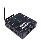 Pknight 8-Way Isolated DMX Splitter with 2.4g wireless Receiver Function