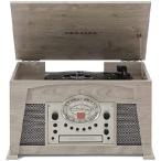 Crosley CR7015A-GY Medley 3-Speed Vinyl Record Player Turntable with Bluetooth, AM/FM Radio, CD Player, Cassette Deck, and Aux-in, Gray