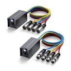 LVY DMX over кабель ek stain da-4 канал 3 булавка XLR мужской . женский -i-sa сеть кабель DMX канал RJ45 Cat5/Cat6i-sa сеть кабель удлинение 