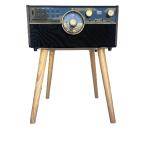 TechPlay Cyclops Complete High Power Stereo System, Turntable, Cassette/CD Player with Bluetooth Connection (Expresso)