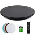 Flyrivergo Photography Turntable 16.5inch/220lbs, Powered USB Power Supply Motorized Rotating Display Stand 360 Degree with Remote Control Electric Tu