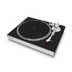 Victrola Hi-Res Silver Vinyl Record Player, Ortofon 2M Red Cartridge, aptX Adaptive Bluetooth Connectivity, Gold Plated RCA & Preamp Output, Stylish